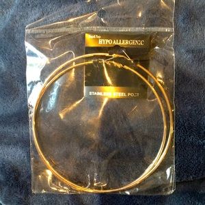 Big hoop earrings- NEW